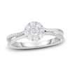 Thumbnail Image 0 of Diamond Engagement Ring 1/2 ct tw Round-Cut 14K White Gold