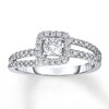 Diamond Engagement Ring 5/8 Carat tw 14K White Gold