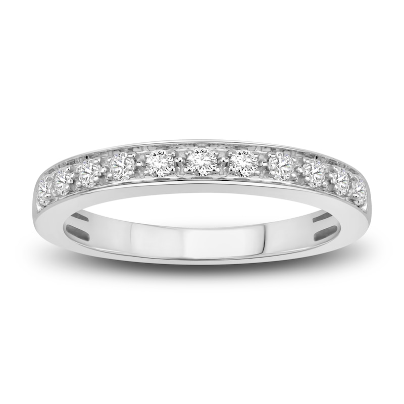 Main Image 7 of Diamond Bridal Set 1/2 ct tw Round-Cut 14K White Gold