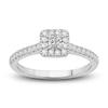 Thumbnail Image 4 of Diamond Bridal Set 5/8 ct tw Princess-cut 14K White Gold