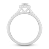 Thumbnail Image 4 of Diamond Bridal Set 5/8 ct tw Princess-cut 14K White Gold