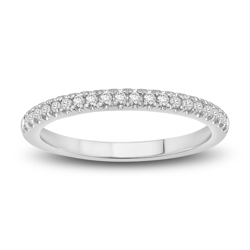 Main Image 7 of Diamond Bridal Set 5/8 ct tw Princess-cut 14K White Gold