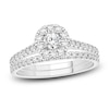 Thumbnail Image 1 of Diamond Bridal Set 5/8 ct tw Round-cut 14K White Gold