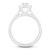 Thumbnail Image 2 of Diamond Bridal Set 5/8 ct tw Round-cut 14K White Gold