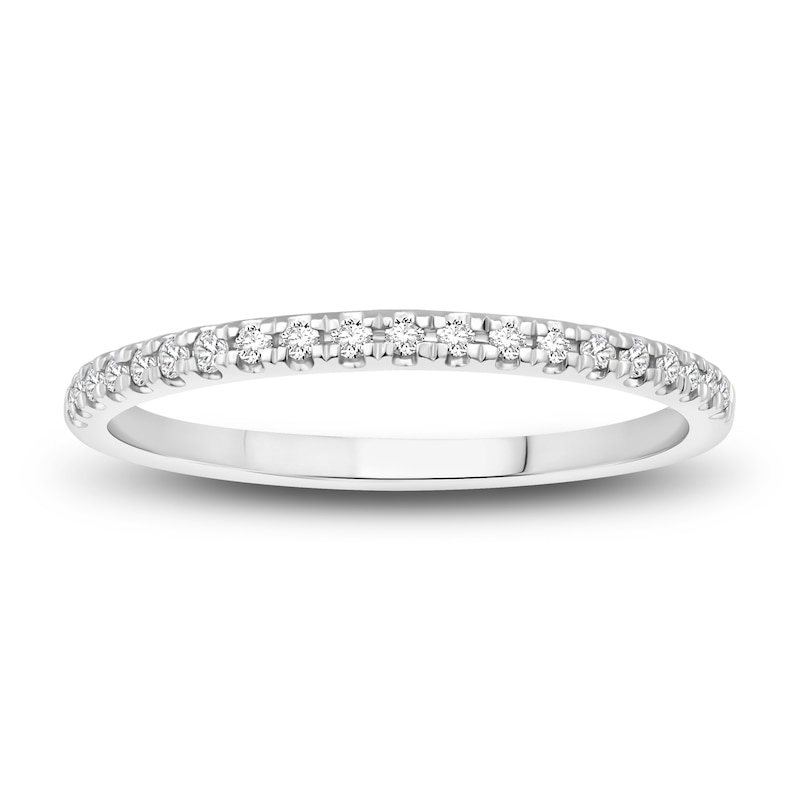Main Image 7 of Diamond Bridal Set 5/8 ct tw Round-cut 14K White Gold