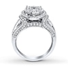 Thumbnail Image 2 of Diamond Engagement Ring 1-1/2 ct tw Round-cut 14K White Gold