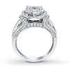 Thumbnail Image 1 of Diamond Engagement Ring 1-1/2 ct tw Round-cut 14K White Gold