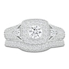 Thumbnail Image 2 of Diamond Bridal Set 7/8 ct tw Round-cut 14K White Gold
