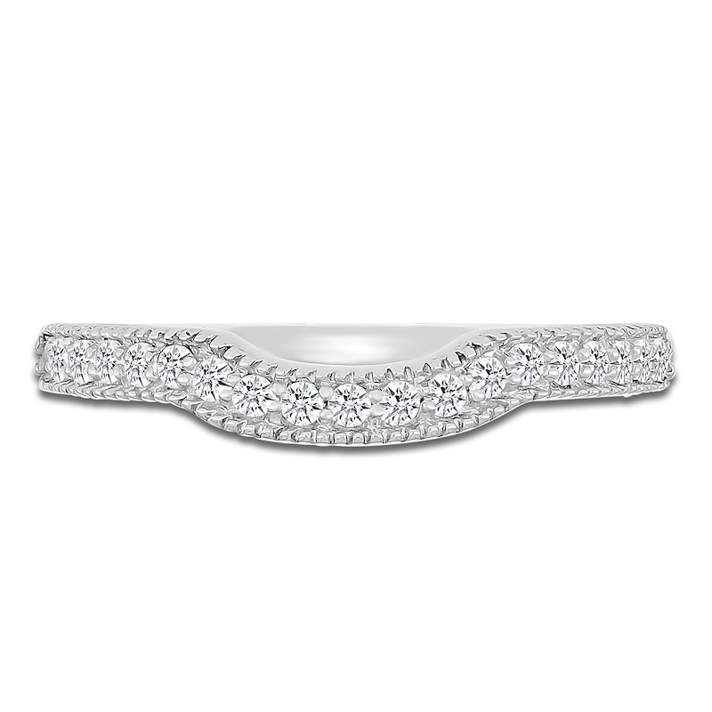 Main Image 10 of Diamond Bridal Set 7/8 ct tw Round-cut 14K White Gold