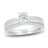 Thumbnail Image 0 of Diamond Bridal Set 7/8 ct tw Round-cut 14K White Gold