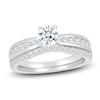 Thumbnail Image 1 of Diamond Bridal Set 7/8 ct tw Round-cut 14K White Gold