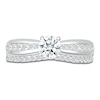 Thumbnail Image 2 of Diamond Bridal Set 7/8 ct tw Round-cut 14K White Gold