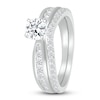 Thumbnail Image 4 of Diamond Bridal Set 7/8 ct tw Round-cut 14K White Gold