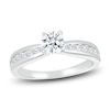 Thumbnail Image 5 of Diamond Bridal Set 7/8 ct tw Round-cut 14K White Gold