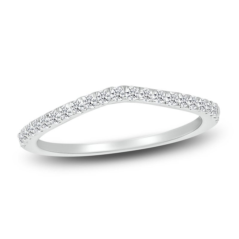 Main Image 9 of Diamond Bridal Set 7/8 ct tw Round-cut 14K White Gold