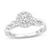 Thumbnail Image 0 of Diamond Engagement Ring 7/8 ct tw Round 14K White Gold