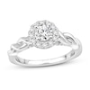 Thumbnail Image 1 of Diamond Engagement Ring 7/8 ct tw Round 14K White Gold