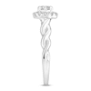 Thumbnail Image 3 of Diamond Engagement Ring 7/8 ct tw Round 14K White Gold