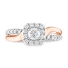 Thumbnail Image 2 of Diamond Engagement Ring 5/8 ct tw Round 14K Two-Tone