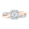 Thumbnail Image 3 of Diamond Engagement Ring 5/8 ct tw Round 14K Two-Tone