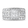 Thumbnail Image 2 of Diamond Engagement Ring 3-1/2 ct tw Princess/Round 14K White Gold