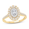 Thumbnail Image 1 of Diamond Engagement Ring 1 ct tw Oval/Round 14K Yellow Gold