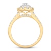 Diamond Engagement Ring 1 ct tw Oval/Round 14K Two-Tone Gold