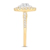 Thumbnail Image 3 of Diamond Engagement Ring 1 ct tw Oval/Round 14K Yellow Gold