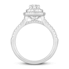 Thumbnail Image 1 of Diamond Engagement Ring 7/8 ct tw Round 14K White Gold