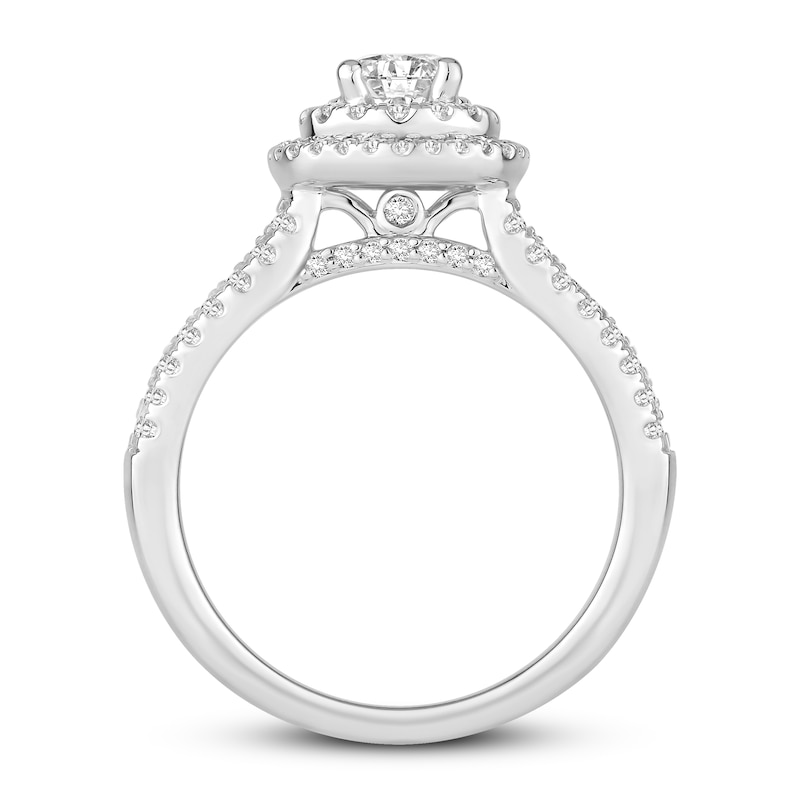 Main Image 2 of Diamond Engagement Ring 7/8 ct tw Round 14K White Gold