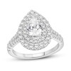 Thumbnail Image 0 of Diamond Engagement Ring 1 7/8 ct tw Pear-shaped/Round 14K White Gold