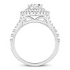 Thumbnail Image 1 of Diamond Engagement Ring 1 7/8 ct tw Pear-shaped/Round 14K White Gold