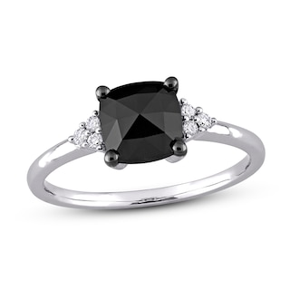 Black Diamond Engagement Ring 1 1/4 ct tw 14K White Gold | Jared