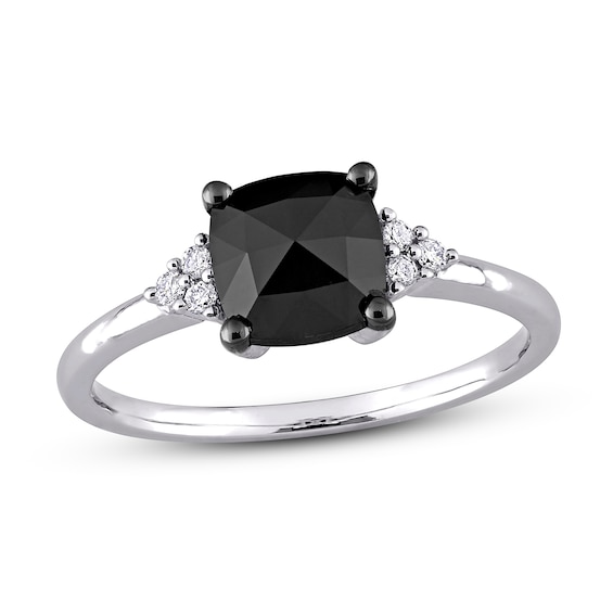 Black Diamond Engagement Ring 1 1/4 ct tw 14K White Gold | Jared