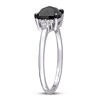 Thumbnail Image 1 of Black Diamond Engagement Ring 1 1/4 ct tw 14K White Gold