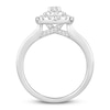 Thumbnail Image 2 of Diamond Engagement Ring 1 ct tw Oval/Round 14K White Gold