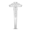 Thumbnail Image 3 of Diamond Engagement Ring 1 ct tw Oval/Round 14K White Gold