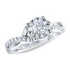 Thumbnail Image 0 of Diamond Engagement Ring 5/8 ct tw Round 14K White Gold