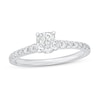 Thumbnail Image 0 of Diamond Engagement Ring 7/8 ct tw Cushion/Round 14K White Gold