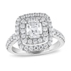 Thumbnail Image 0 of Vera Wang WISH Diamond Engagement Ring 2 5/8 ct tw Cushion-cut 14K White Gold