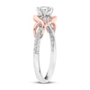 Thumbnail Image 2 of Three-Stone Diamond Engagement Ring 5/8 ct tw Round 14K Two-Tone Gold