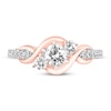 Thumbnail Image 2 of Three-Stone Diamond Engagement Ring 5/8 ct tw Round 14K Two-Tone Gold