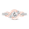 Thumbnail Image 3 of Three-Stone Diamond Engagement Ring 5/8 ct tw Round 14K Two-Tone Gold