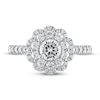 Thumbnail Image 2 of Diamond Engagement Ring 1 1/8 ct tw Round 14K White Gold
