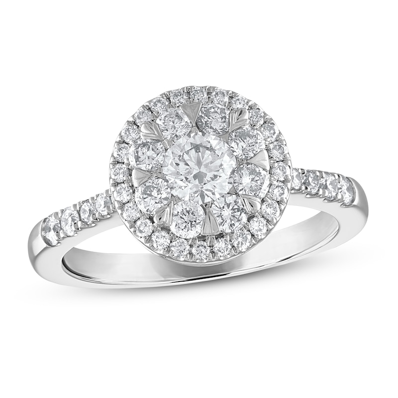 Diamond Engagement Ring 1 ct tw Round 14K White Gold | Jared