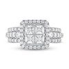 Thumbnail Image 2 of Diamond Engagement Ring 2-1/2 ct tw Princess/Round 14K White Gold