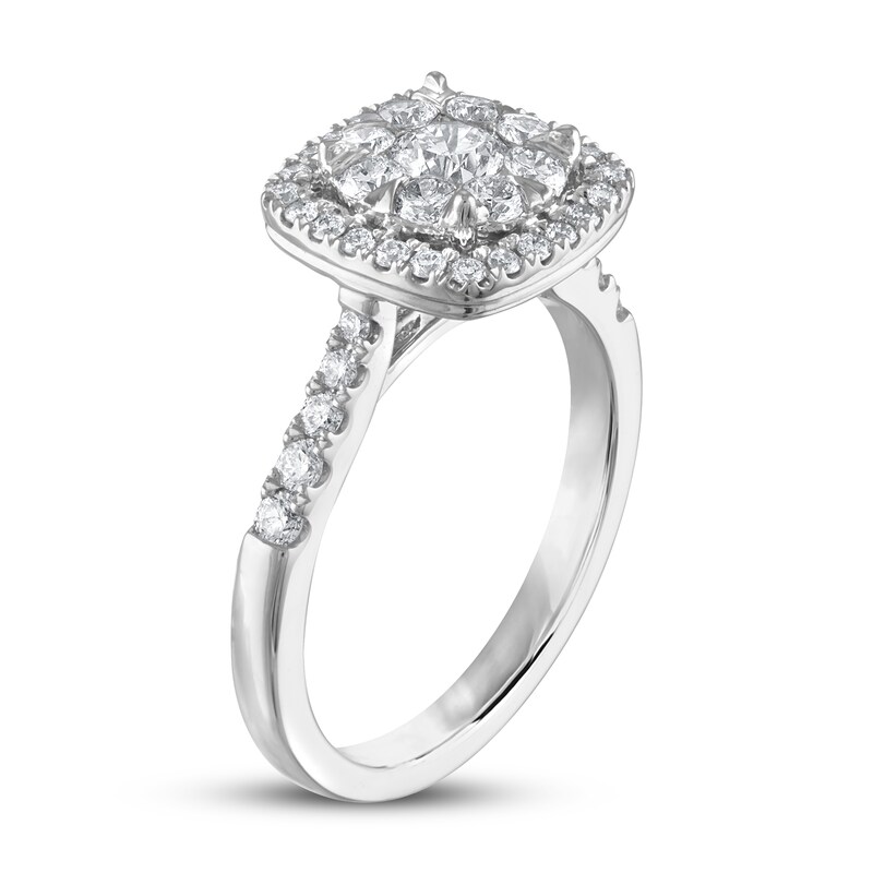 Main Image 2 of Diamond Engagement Ring 1 ct tw Round 14K White Gold