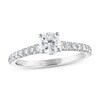 Thumbnail Image 1 of Diamond Engagement Ring 7/8 ct tw Round 14K White Gold