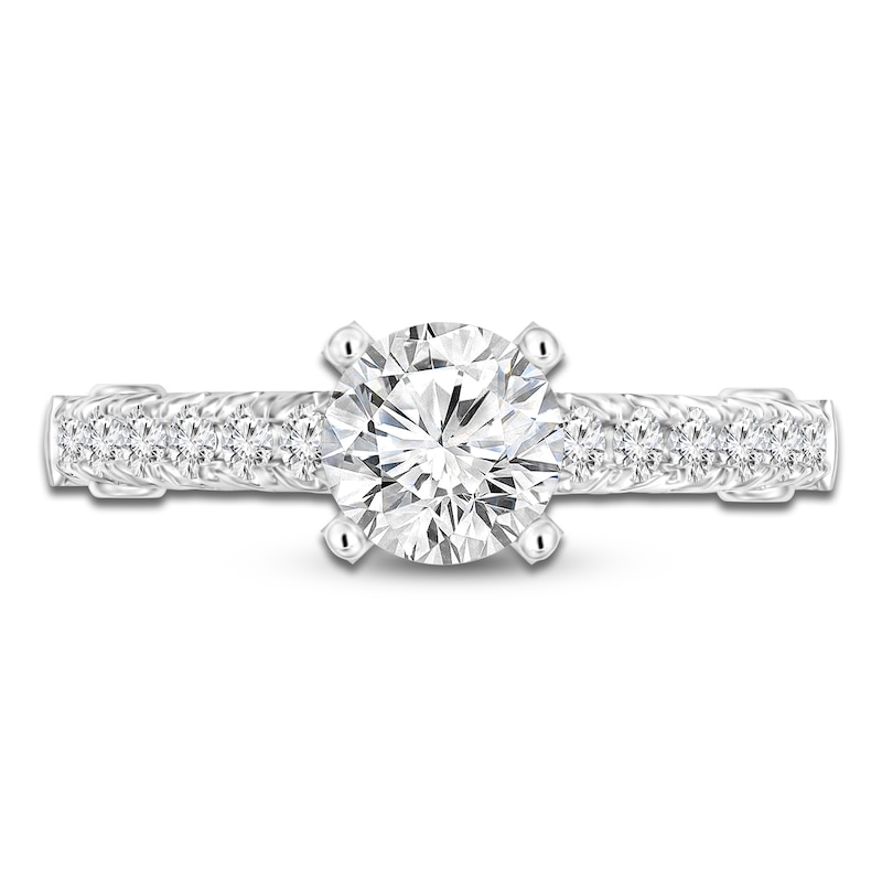 Diamond Engagement Ring 1 ct tw Round 14K White Gold Jared