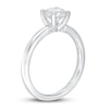 Lab-Created Diamond Ring 1 ct tw Round 14K White Gold (SI2/F)